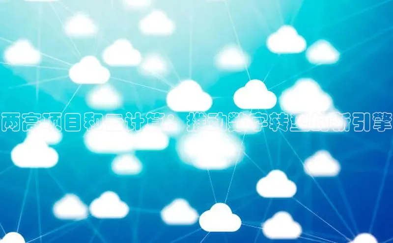 意昂4官网一径科技两高项目和云计算：推动数字转型的新引擎