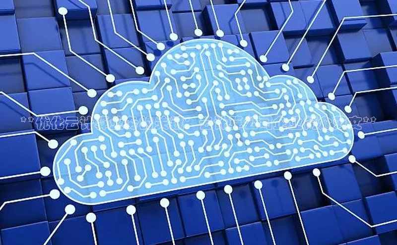 意昂体育4路畅科技**优化云计算业务的关键：云计算公司企业简介范文**